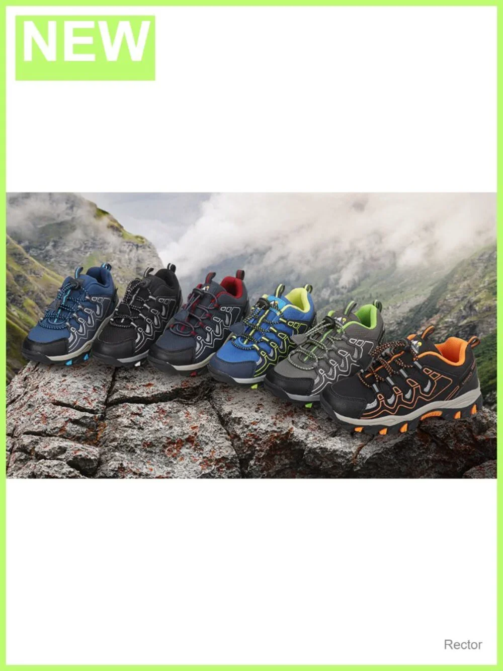 Boys Waterproof Athletic Sneakers Slip Resistant Bungee Lace Running Shoes